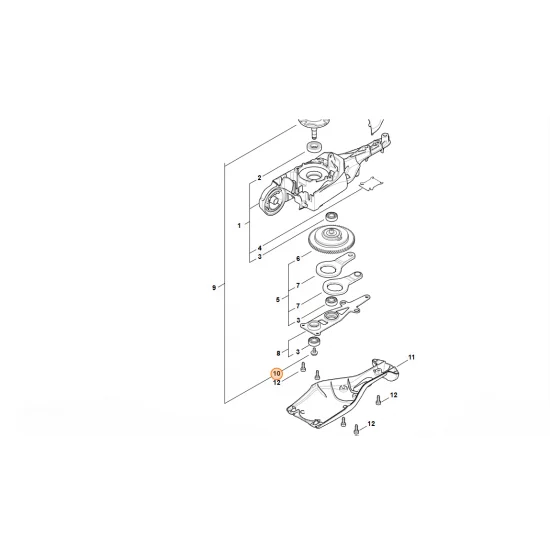 STIHL  Wkręt z łbem soczewkowym M4x6 9110 391 0615